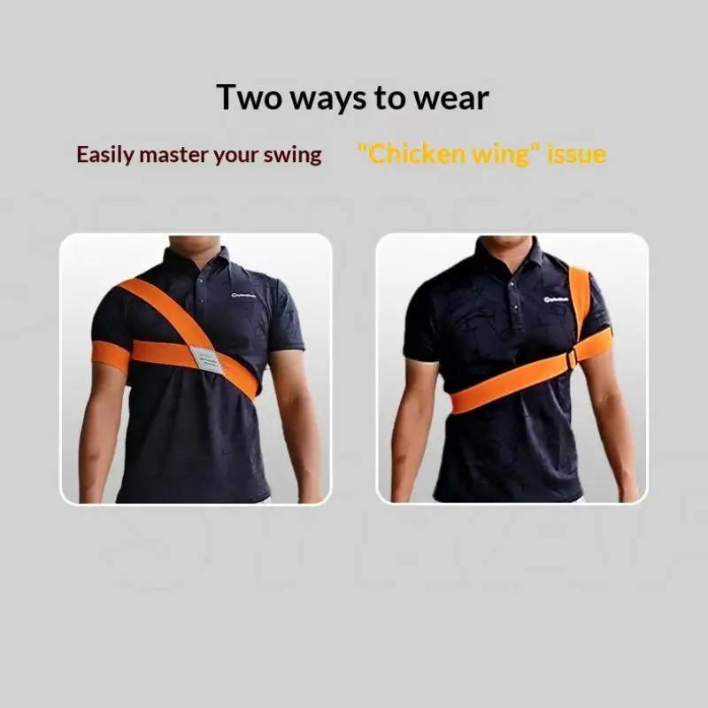 Golf-Schwung-Trainingshilfe, Golf-Schwungtrainer, Golf-Schwunggurt für Männer, Frauen, Teenager, Golf-Haltungskorrektur, Übungszubehör – Detail 6