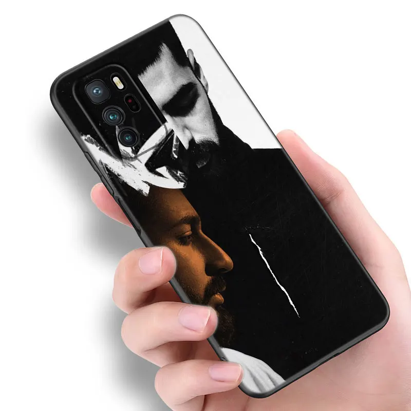 Panda Miyagi & Andy Black Silicone Phone Case For Xiaomi Redmi Note 10 11 11S 12 13 Pro 4G Plus 11T 5G 10S 12S