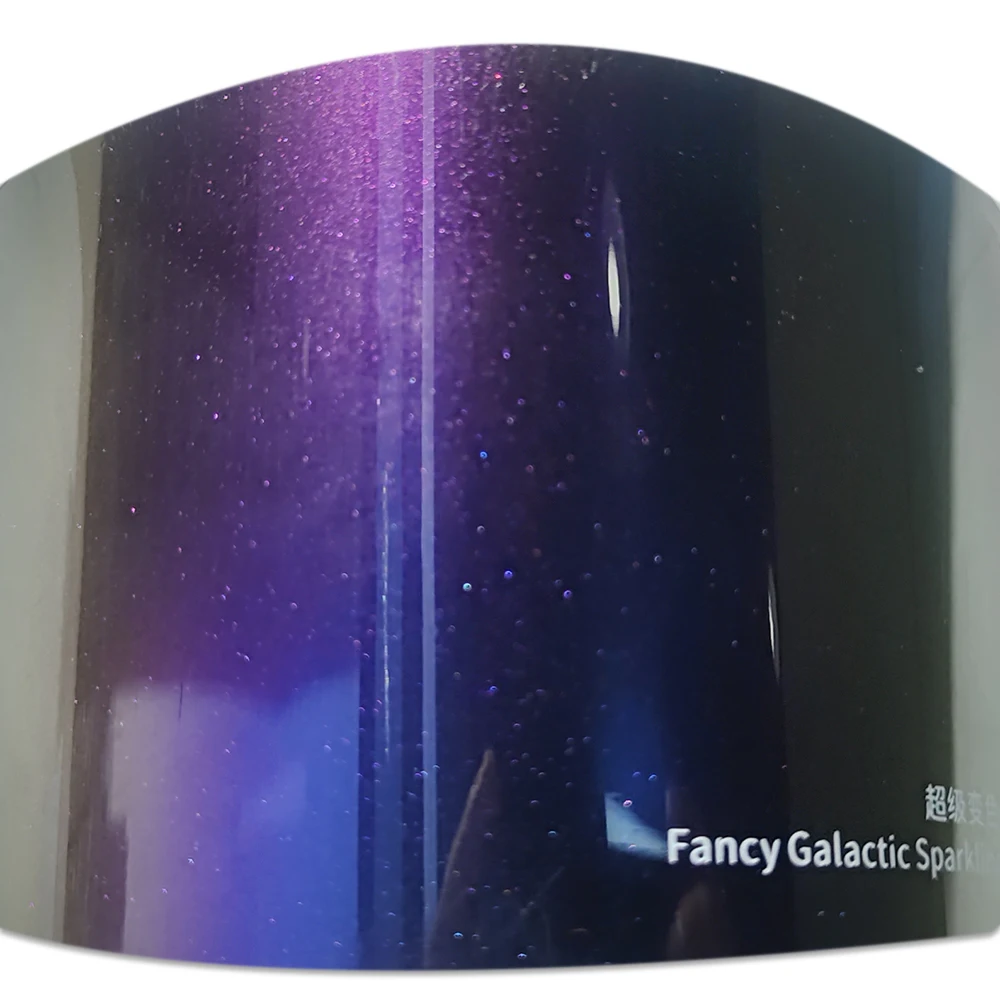 Wrapmaster color shift PET Fancy Galactic Sparkling Chameleon vehicle Wraps Vinyl wrapping film