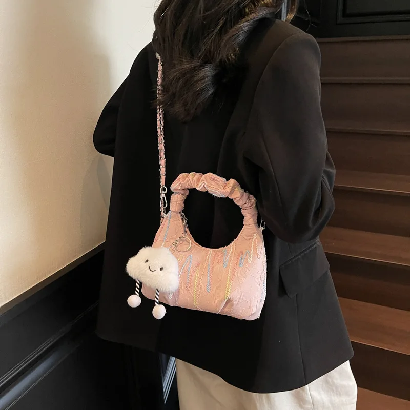 Luxury Korean-Style Dumpling Bags for Women - Trendy, Versatile & Minimalist Underarm Shoulder Bags, Unique Design