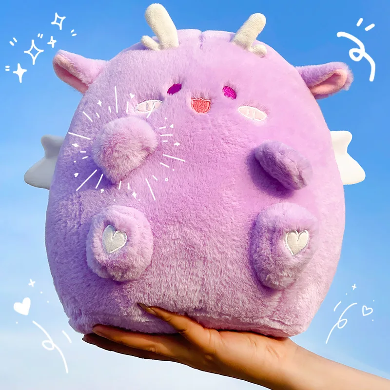 

Cute Cartoon Cute Angel Dwendun Dragon Hand Warm Plush Toy Doll Throw Pillow Girl Gift Children Like Toys