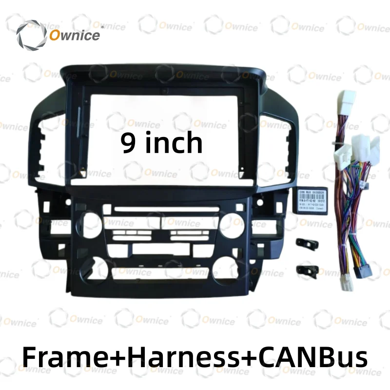

Автомобильная рамка-адаптер Ownice 9 дюймов с Canbus-боксом для установки Android-магнитолы в Lexus RX300 XU10 1997-2003, Toyota Harrier