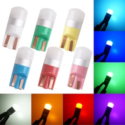 2pcs 12v 24v Super Bright T10 LED W5W Car dome Light Auto Clearance Reading Lamp Door Bulb Parking lights Interior Accessories