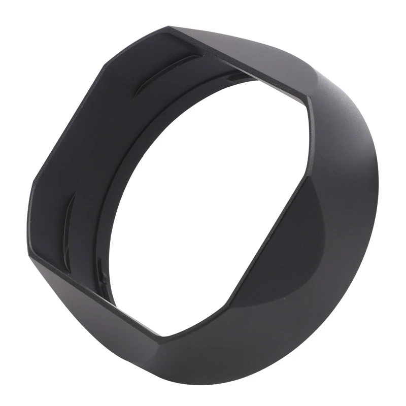 Sombra quadrada da capa da lente do metal de haoge para olympus m. zuiko ed 12-40mm f/2.8 pro lente 12-40mm f2.8