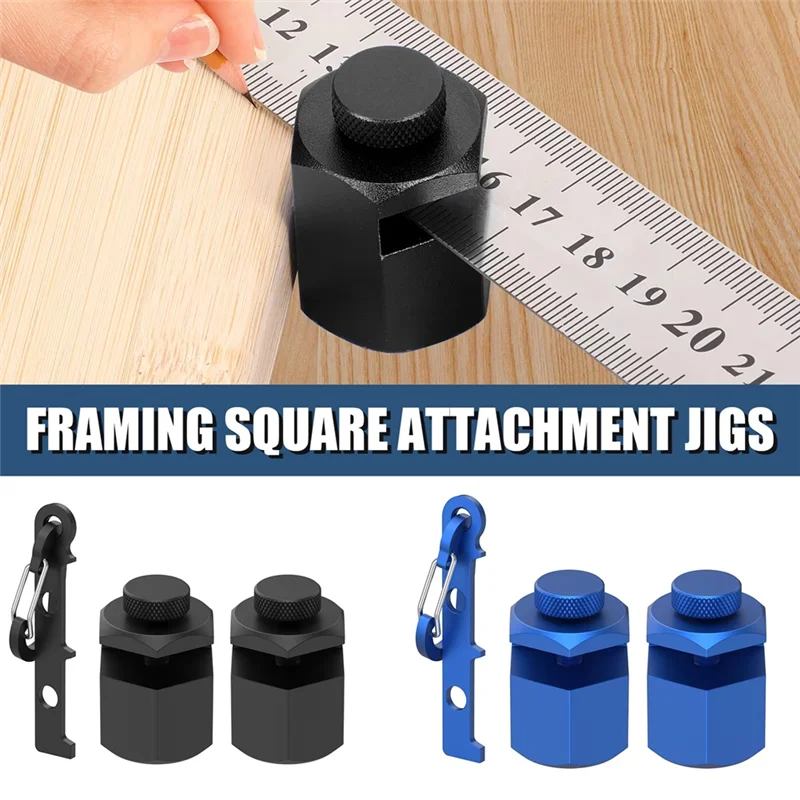 

GYTB-Tall Stair Gauges For Framing Square Aluminum Alloy Stair Gauge Knob Tool With Holder And Hook Accurate Stair Gauges