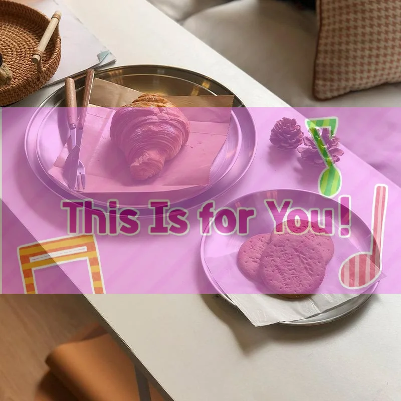 Stainless Steel Plate Korean Barbecue Plate Snack Bone Bread Plate Round Metal Cup Fruit Dessert Tray Kitchen Tool Photo Props