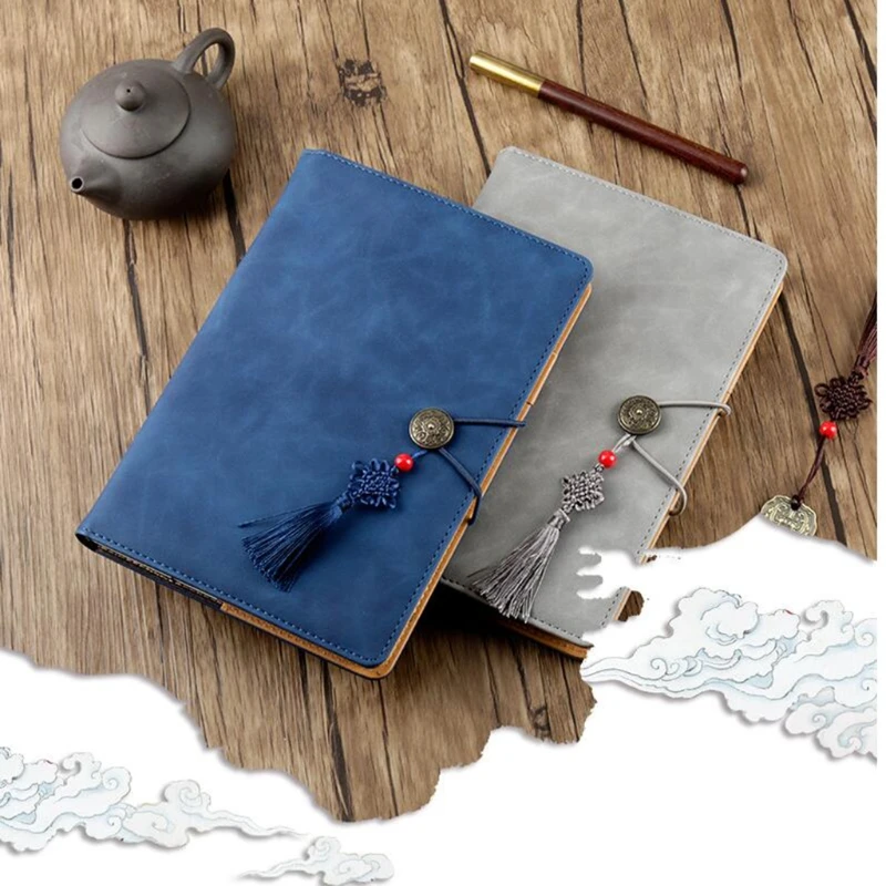 ADWE Retro Leather Diary Replaceable Stationery Notebook Vintage Handmade Travel Journal Gift Notepad Planner Office Supplies