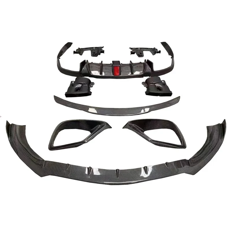 

Ultra-high qualit Quality Car Part Carbon Fiber Body Kit Front Lip Rear Diffuser Front Vent Spoiler for W213 E63 Peect Fitment