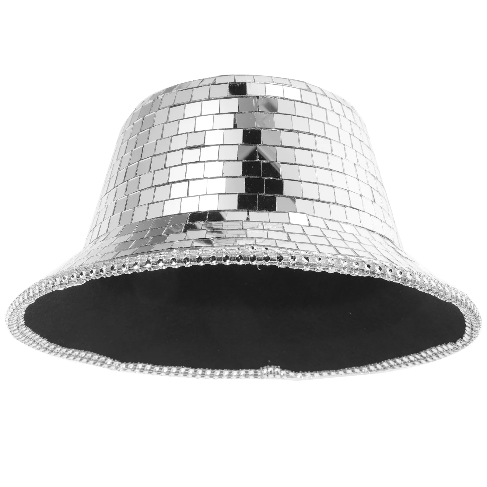 Reflective Cowboy Hat Party Disco Bucket Men Cowgirl Hats for Young Girls Women