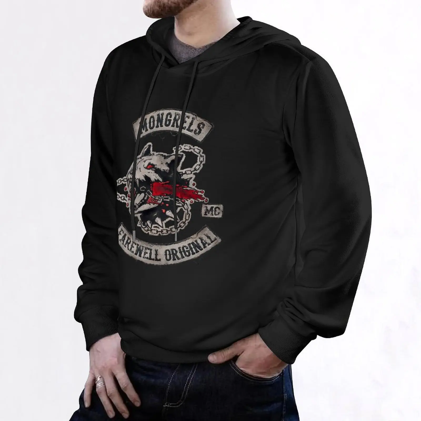 Copia de Mongrel Days Gone Pullover Hoodie herenkleding heren merkkleding trainingspakken