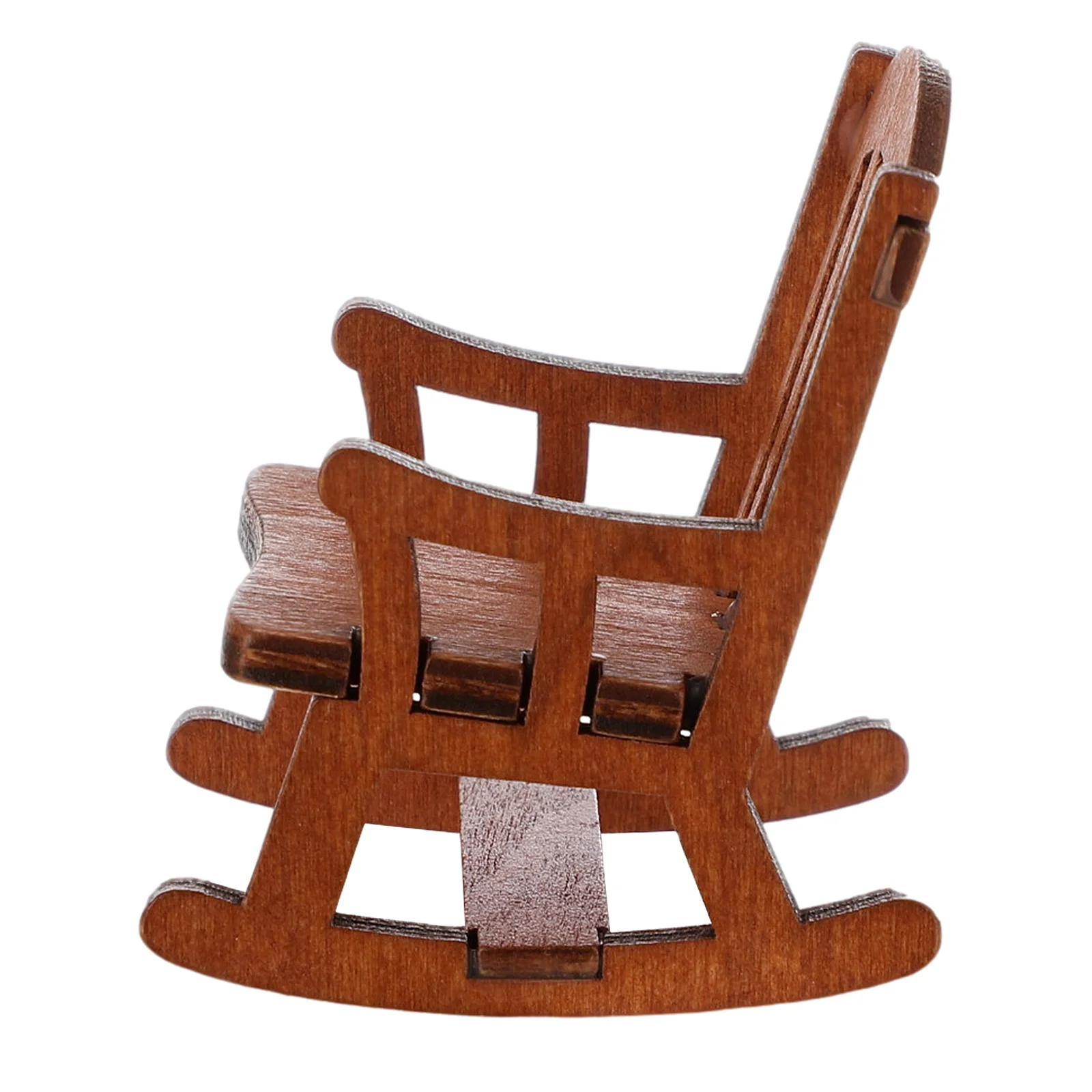 Rocking Chair Decoration House Ornament Mini Figures Furniture Model Miniature Crafts Figurines Small Dollhouse
