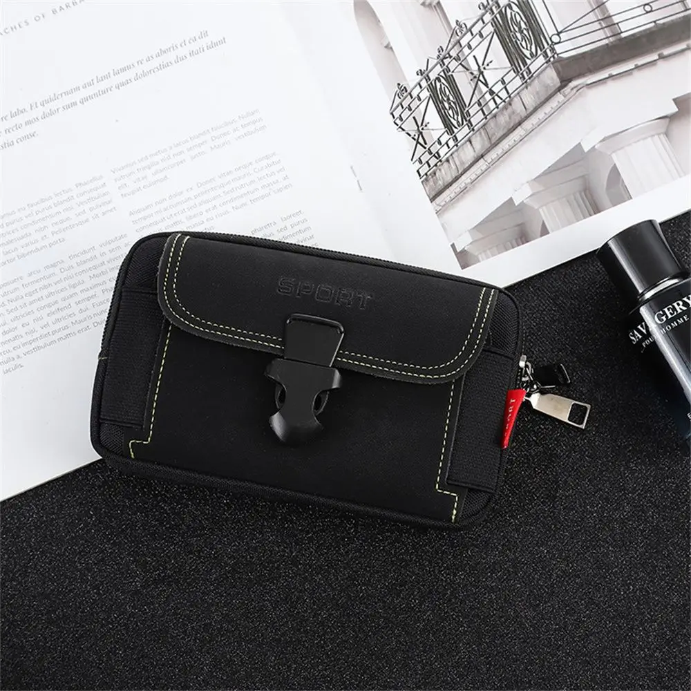 Men Oxford Wallet Phone Cover Pocke Pouch Phone Bag Belt Pouch Waist Bag Phone Holder Fanny Bags