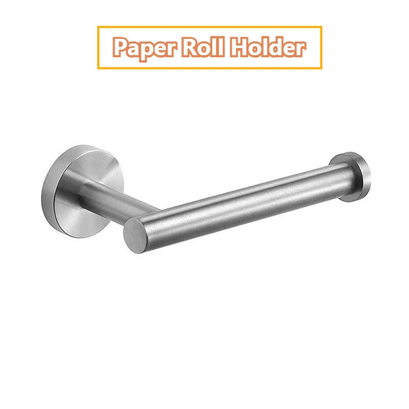 

Wall Mounted Stainless Steel Toilet Paper Holder Chrome Modern Kitchen Cabinet Towel Paper Rack For Bathroom Tissue Towel Roll