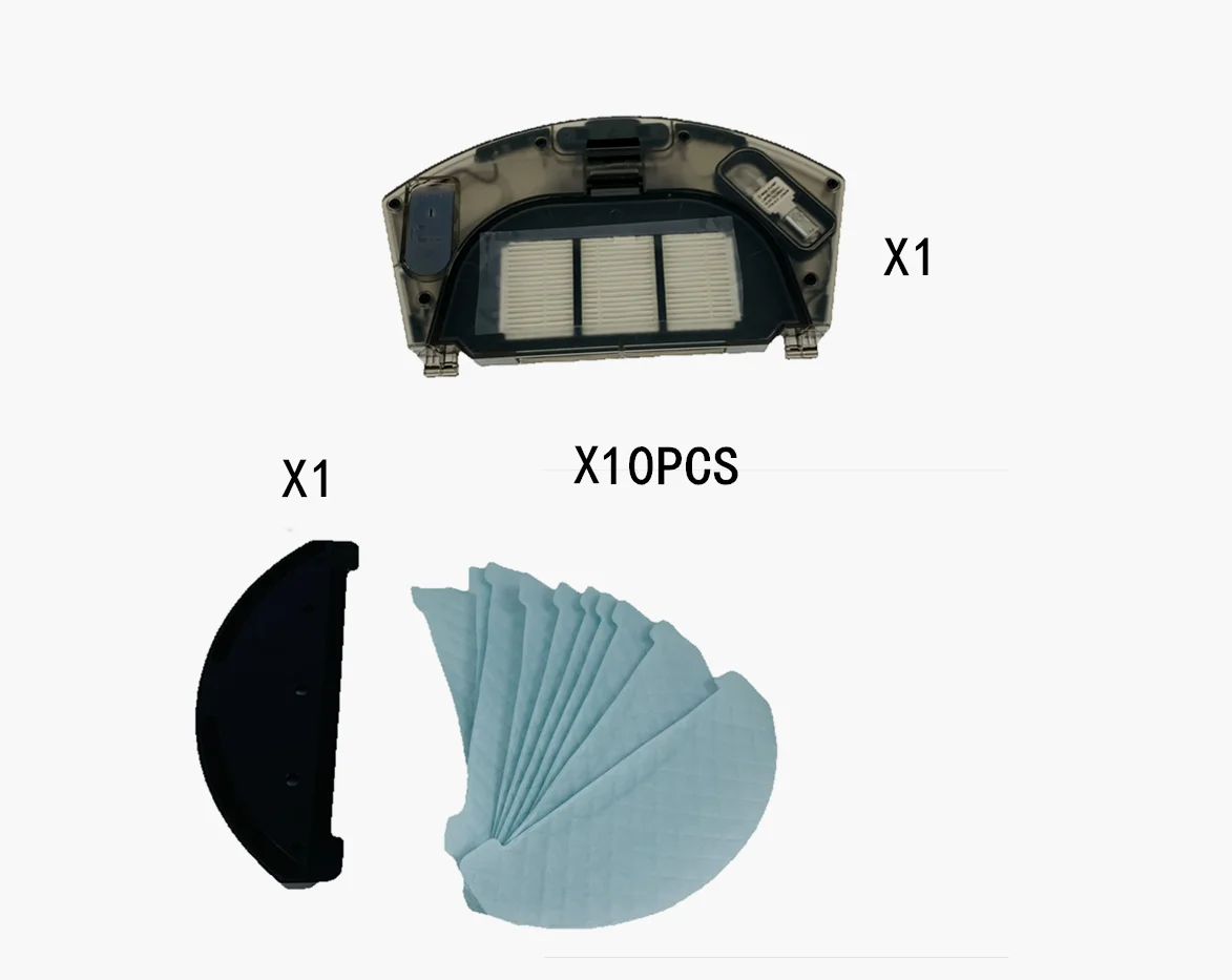 Lydsto-Accesorios de Robot de barrido dos en uno, tanque de agua, caja de polvo integrada, Original, R1, S1, R1pro, R1D, R1A