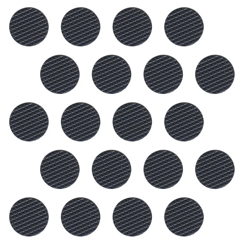 

20pcs Guitar Spacers Black Rubber Anti Slip Guitar Pick Grip Pad Anti slip Grip Check Grain Texture Accessories Musical
