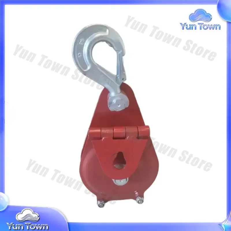 Open-Hook Pulley for Furniture Hardware Accessories for Home Office Desk Mounting Systems for Cable Management and