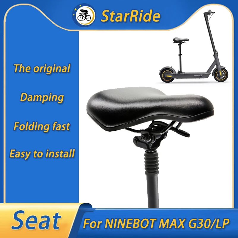 

Original for Ninebot MAX G30 G30P G30LP Folding Seat Ninebot MG30 Electric Scooter Bike Folding Shock-absorbing Seat Accessories