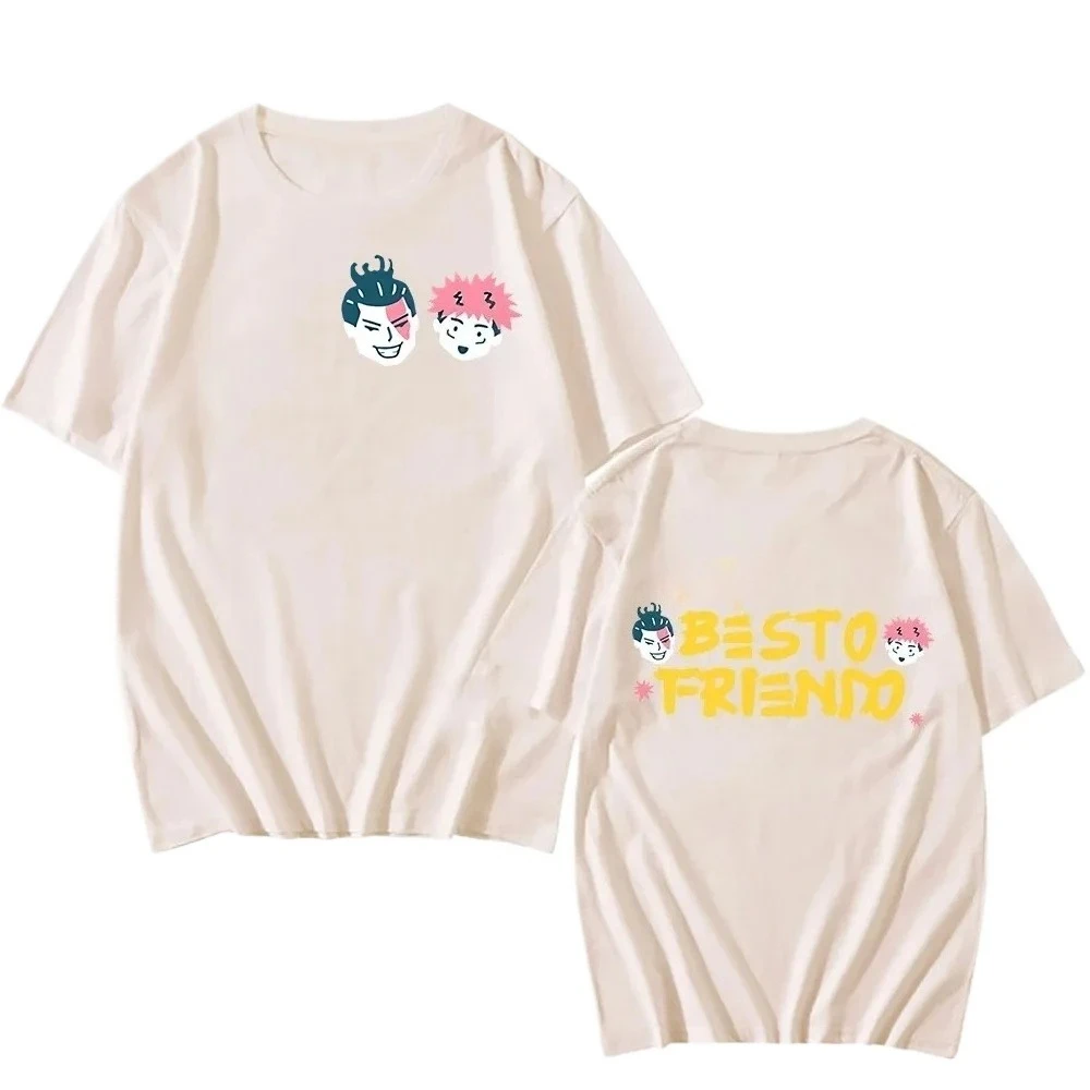 Camiseta Besto Friendo Itadori Yuji Aoi Toudou, camiseta con estampado de Anime, camisetas de verano para hombres y mujeres, Top transpirable japonés Jujutsu Kaisen