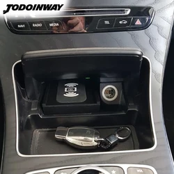 15W Car wireless charger for Mercedes Benz W205 C180 C200 GLC C Class phone holde fast charging pad quick charge interior