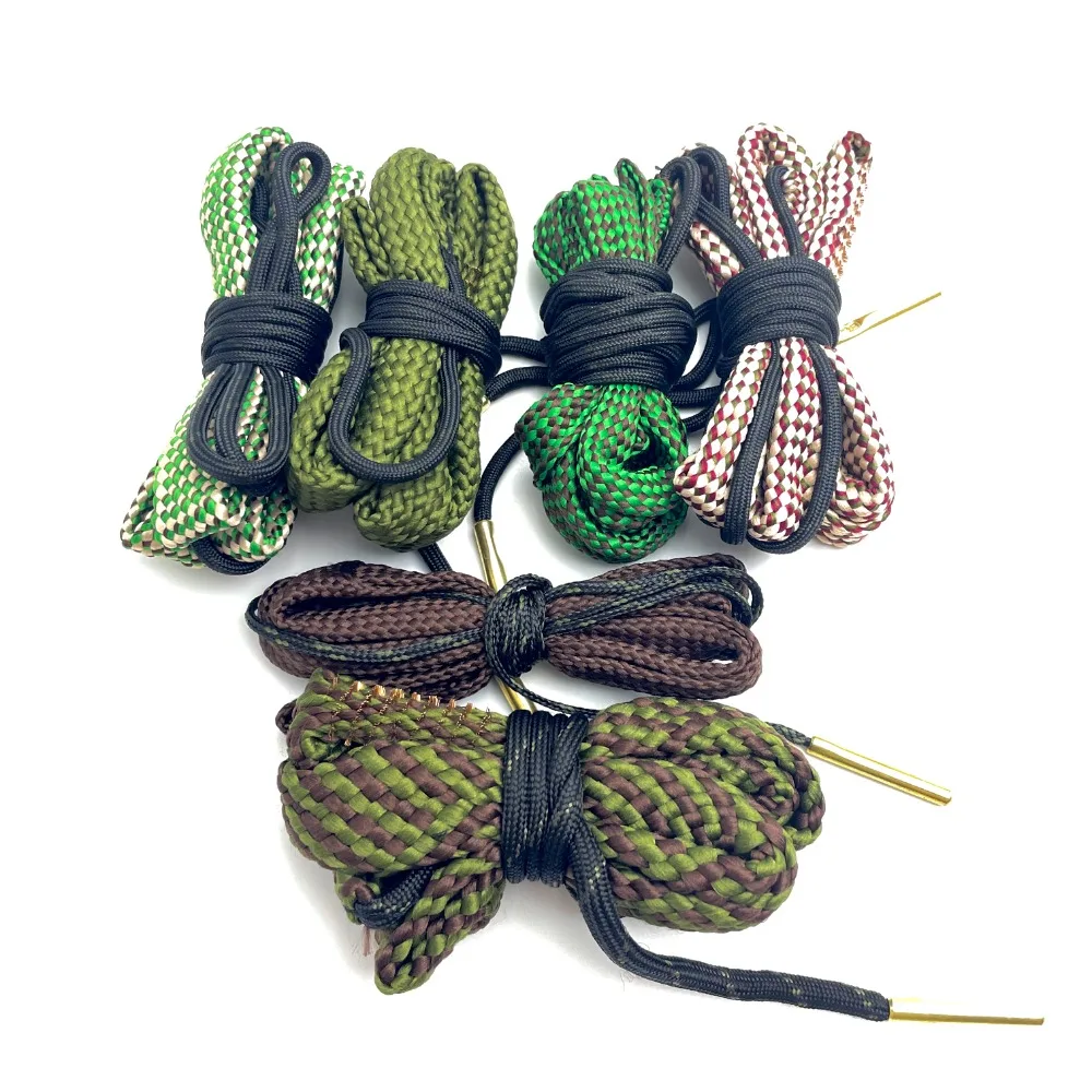 طقم تنظيف المسدس أداة تتحمل الأنظف بندقية برميل عيار حبل فرشاة 12GA 16GA.22 CAL.223CAL.303.308.338 5.56 مللي متر 7.62 مللي متر #1