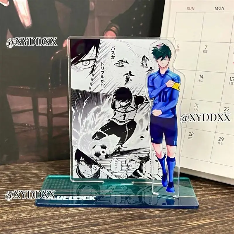 BLOCCO BLU Acrilico Stand Figura Nagi Seishiro Isagi Yoichi Anime Periferica Moda Scena squisita Acrilico Desktop Ornamento Nuovo