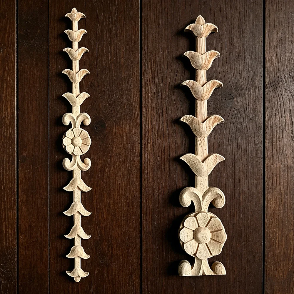 4-個-40-センチメートル木製デカール彫刻吊り下げ用品コーナーアップリケ装飾アクセサリーミニチュアヨーロッパ木彫り家の装飾