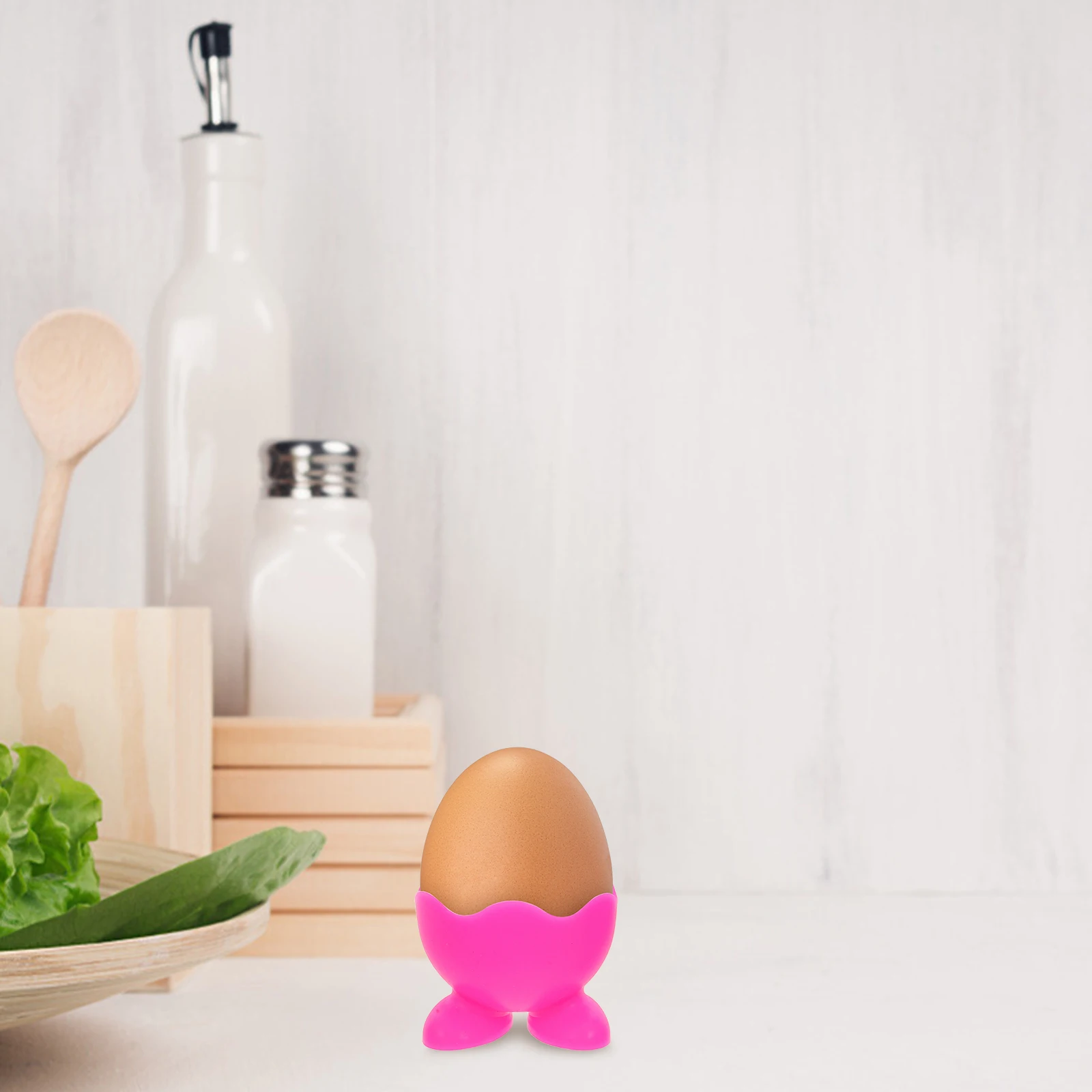

6 Pcs Egg Cup Set Cute Holder Cups for Soft Boiled Eggs Hard Dinning Breakfast Party Container