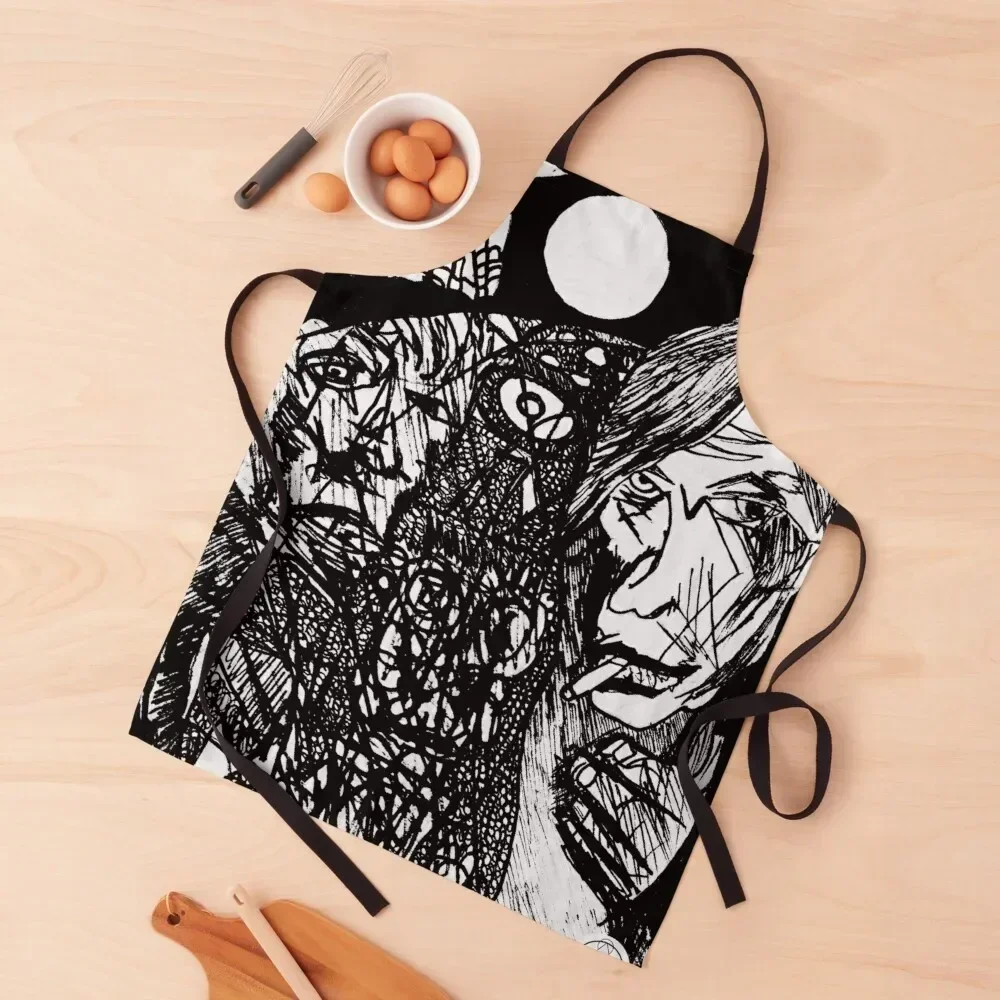 Mark E Smith Apron For Home Accessories Art New year's Apron