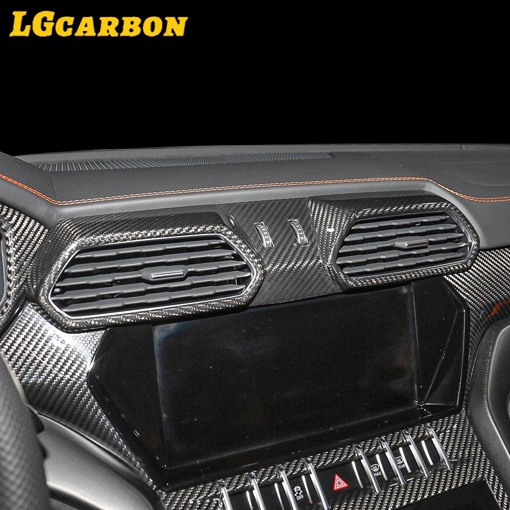 Lgcarbon Koolstofvezel Auto Centrale Controle Airconditioning Uitlaat Frame Interieur Accessoires Voor Lamborghini Urus 2018-2021