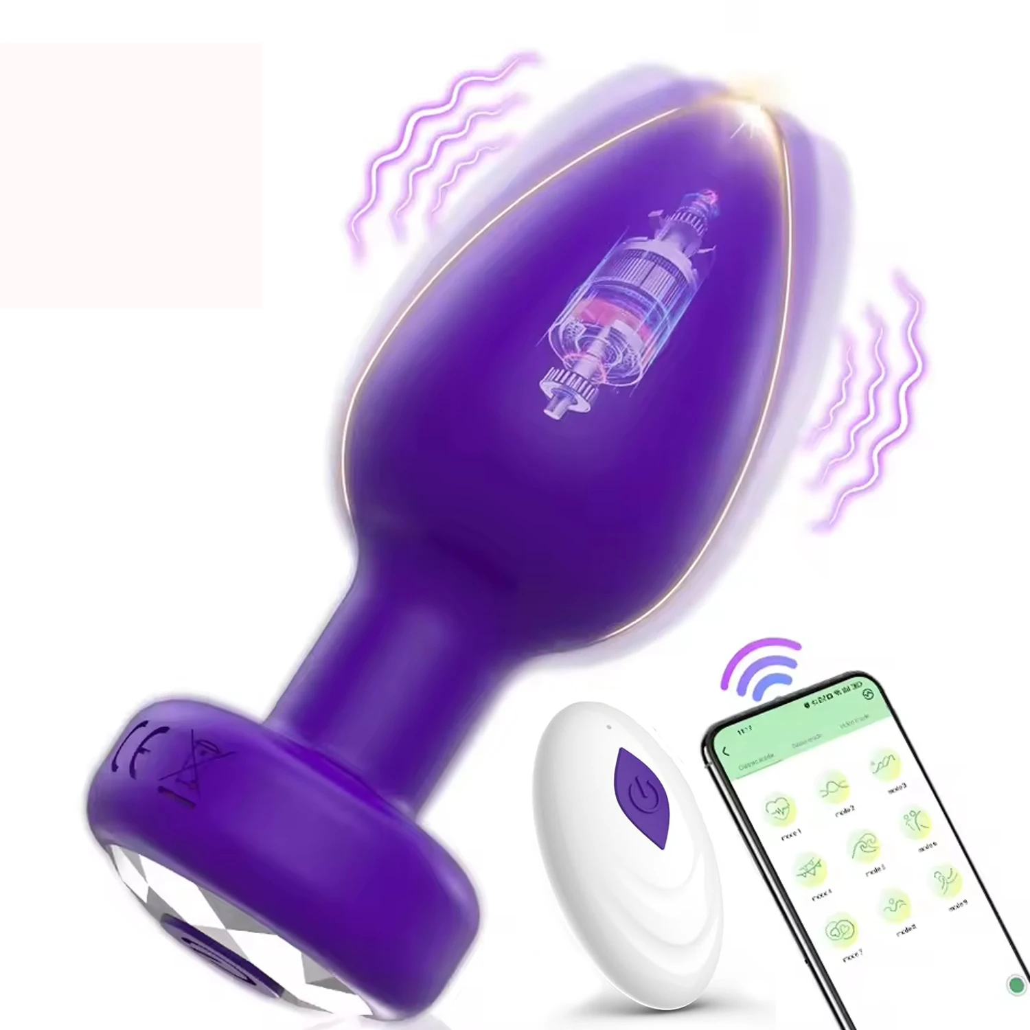 Vibrating Anal Vibrator Man Wireless Control Butt Plug  Toys for Couple Remote Control Prostate Massager  Gay Products