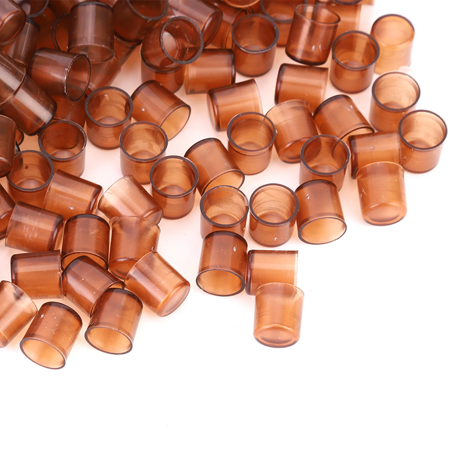 1000Pcs Beekeeping Queen Cell Brown Plastic Bee Feeding Tools Applicable to Beekeepers Beekeeping Accessories