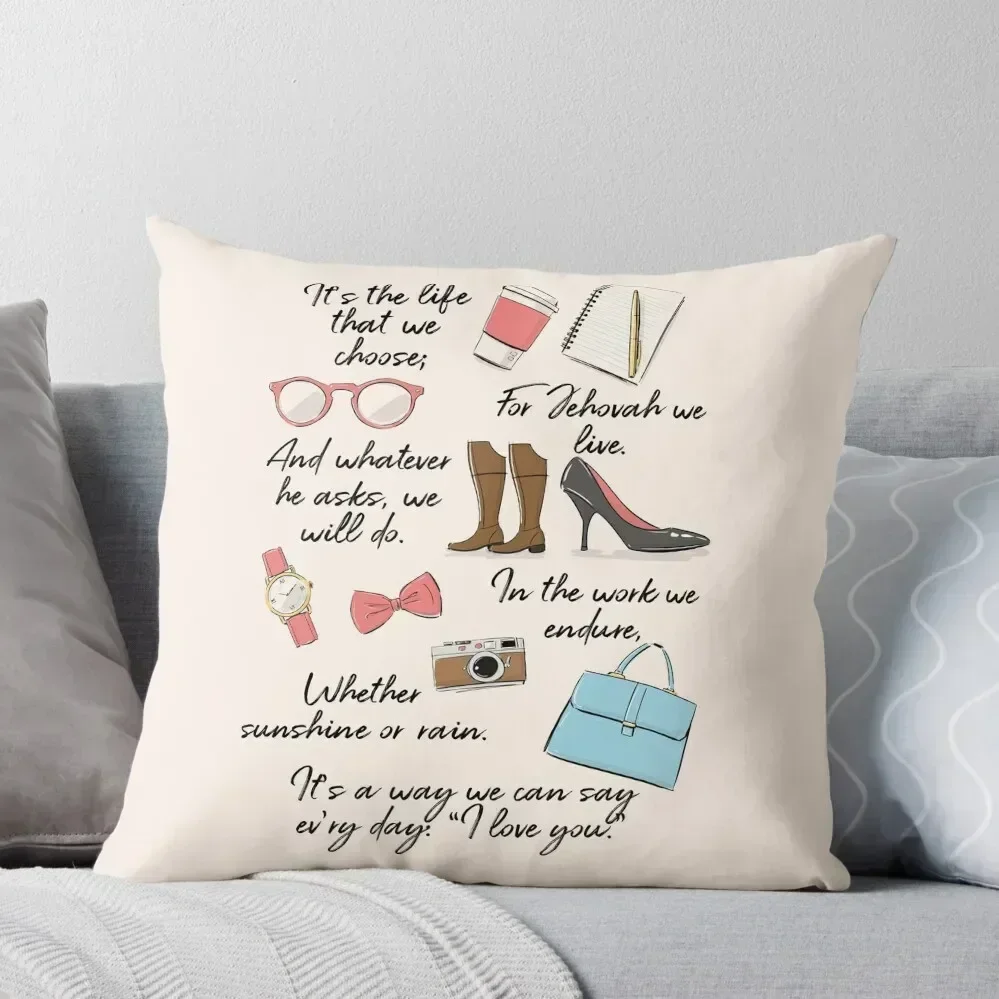 The Life of a Pioneer (For Her) Throw Pillow luxury throw pillow covers Cushions For Sofa pillow