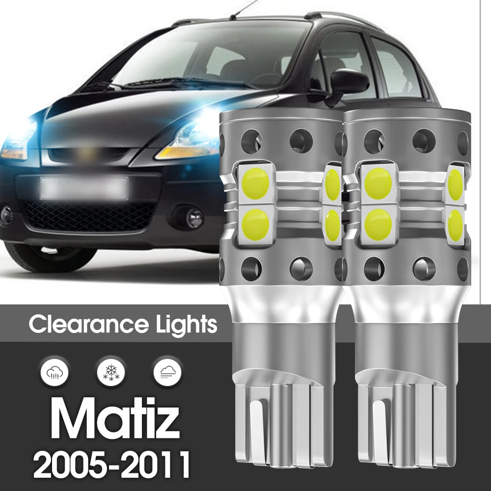 Canbus LED Clearance Light Parking Lamp 2pcs Accessories For Chevrolet Matiz 2005-2011 2006 2007 2008 2009 2010