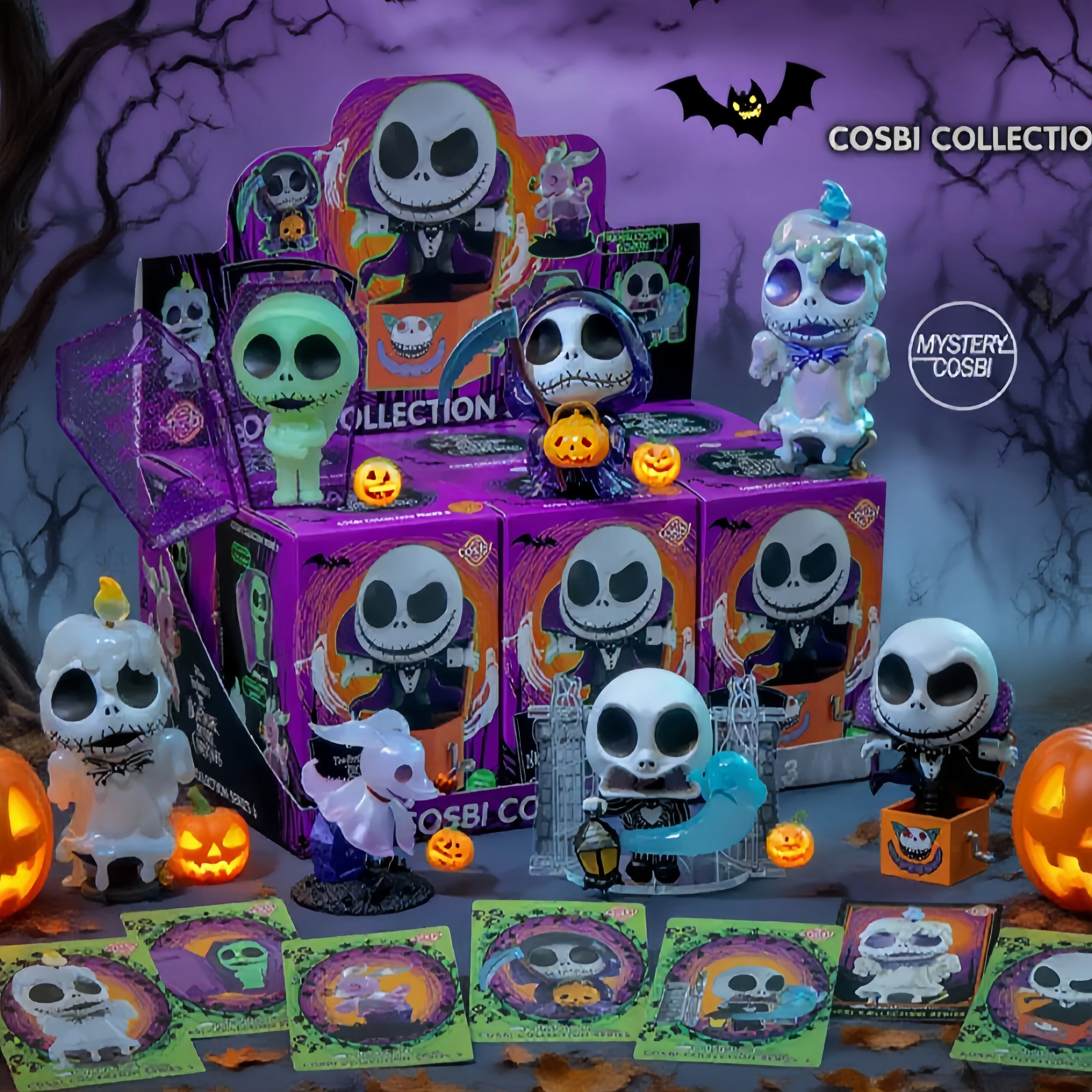 

【 Pre Sale 】 New Official And Genuine Hot Toys Third Round Q-Version Christmas Eve Scare Cosbi Blind Box Mini Doll Fashion Trend