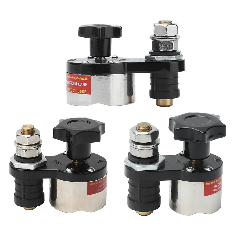 

New Magnetic Ground Clamp Holder Grounding Magnet Connector Switchable Floating Design Strong Magnetism for Welder Power Tools