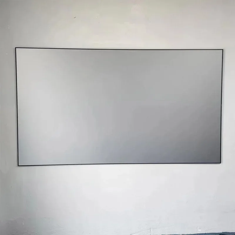 100 inch standard throw fixed aluminum alloy frame projector screen 16:9 CLR ALR projection screen