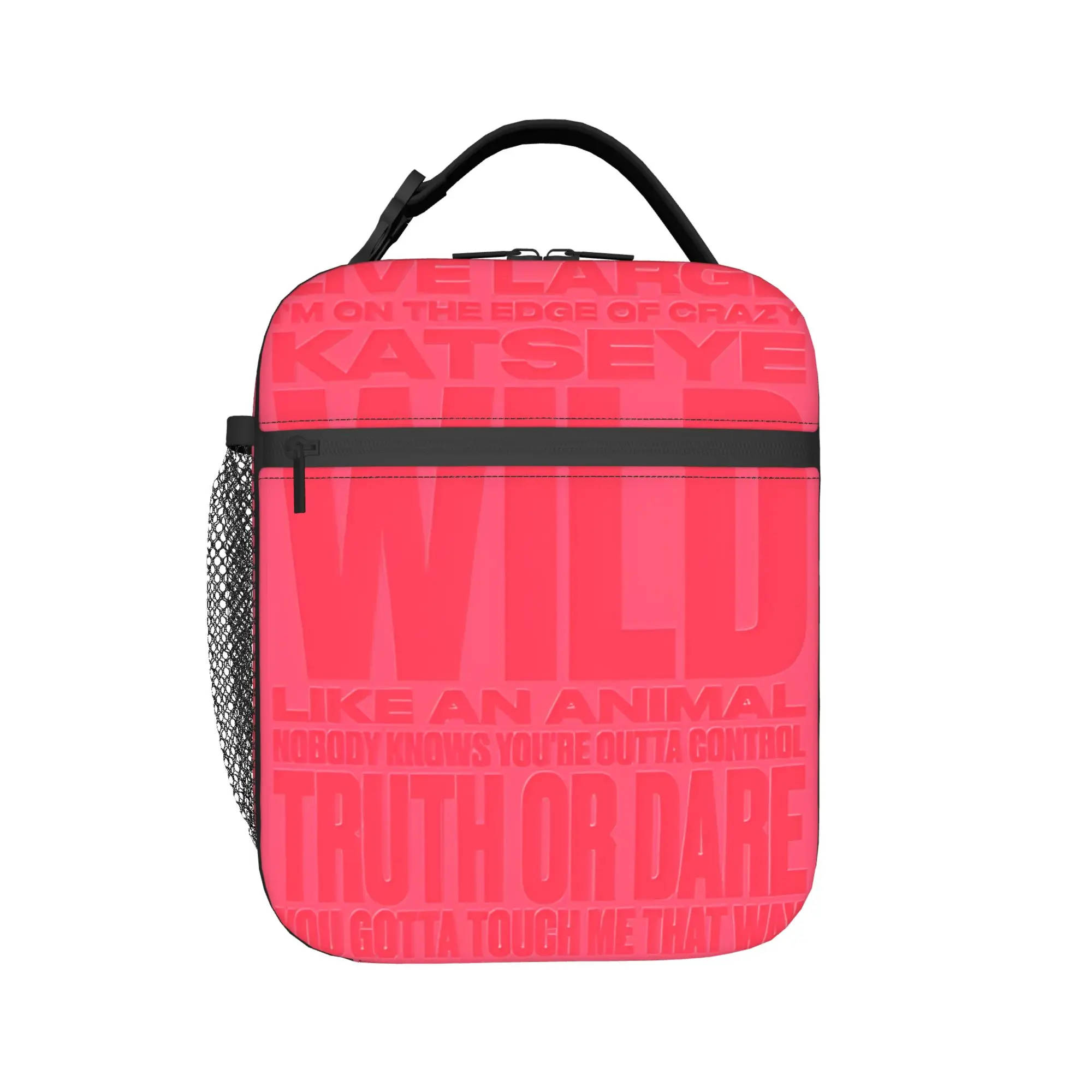 KATSEYEs WILD HEARTS Thermal Insulated Lunch Bag for Work  Portable Food Container Bags Men Women Thermal Cooler Lunch Box