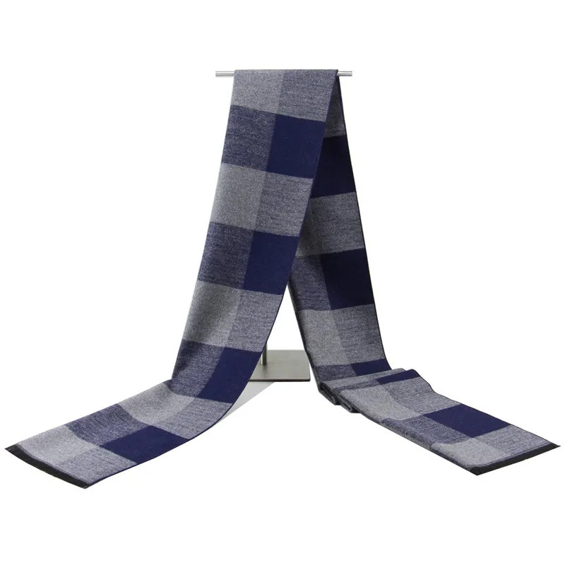 Winter Cashmere Scarf Brand Men Scarves Fashion Korean Bussiness Casual Scarves Comfortable All-match Men Silk Scarf