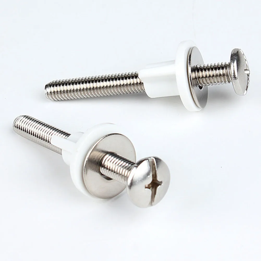 AAAAAA2pcsToiletLid Bolt Installation Fixing Screw Connection Group Hinge Replacement Toilet Seat Screws Bathroom Accessories