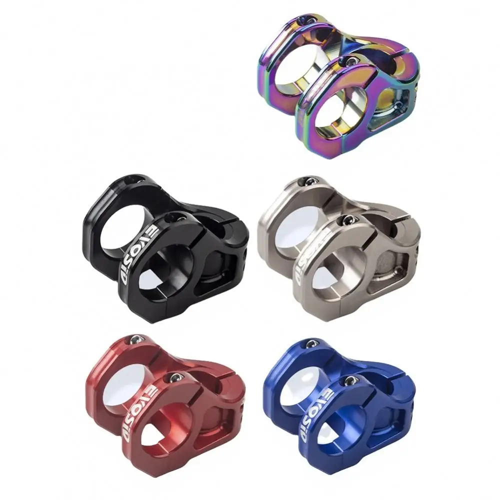 

CNC Anodizing Bicycle Handlebar Stem Adjustable 31.8x35mm MTB Stem Riser Colorful High-Strength Mountain Bicycle Stem