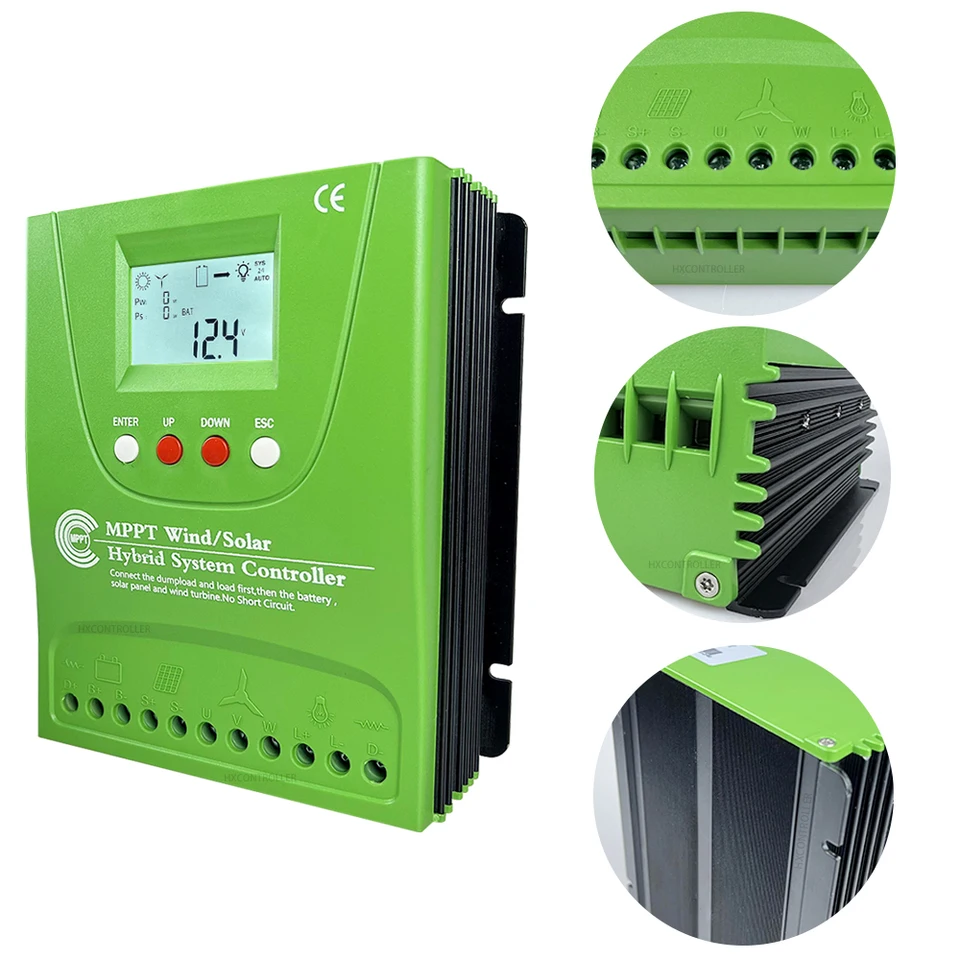 AALGO Solar Wind Hybrid System MPPT Laderegler Akku Off Grid Controller