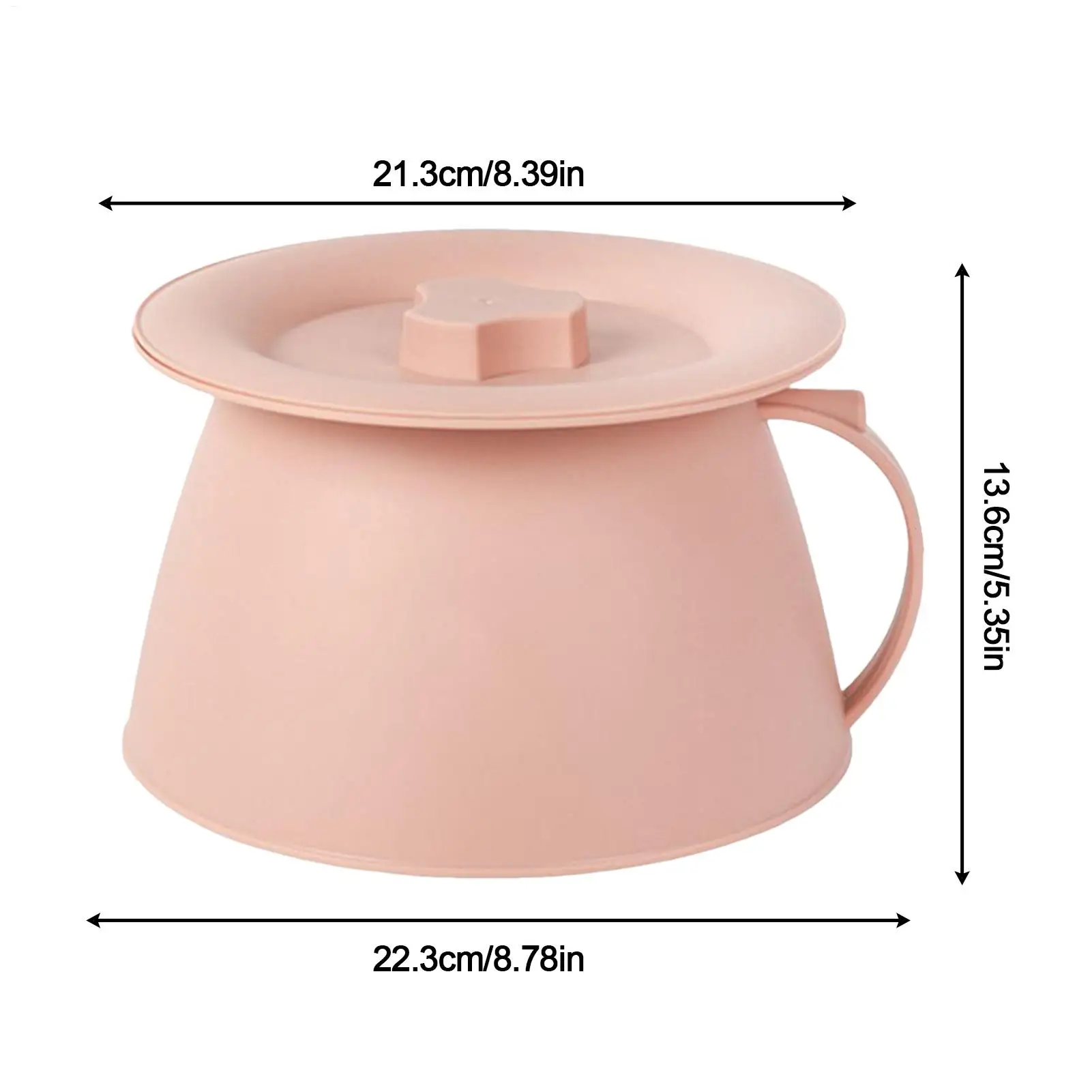 Outdoor Urinal 1.5L Pee Pot With Lid And Handle for Men Chamber Bucket for Men Youth Women Husband Daughter Son Wife Boys Family - view 6