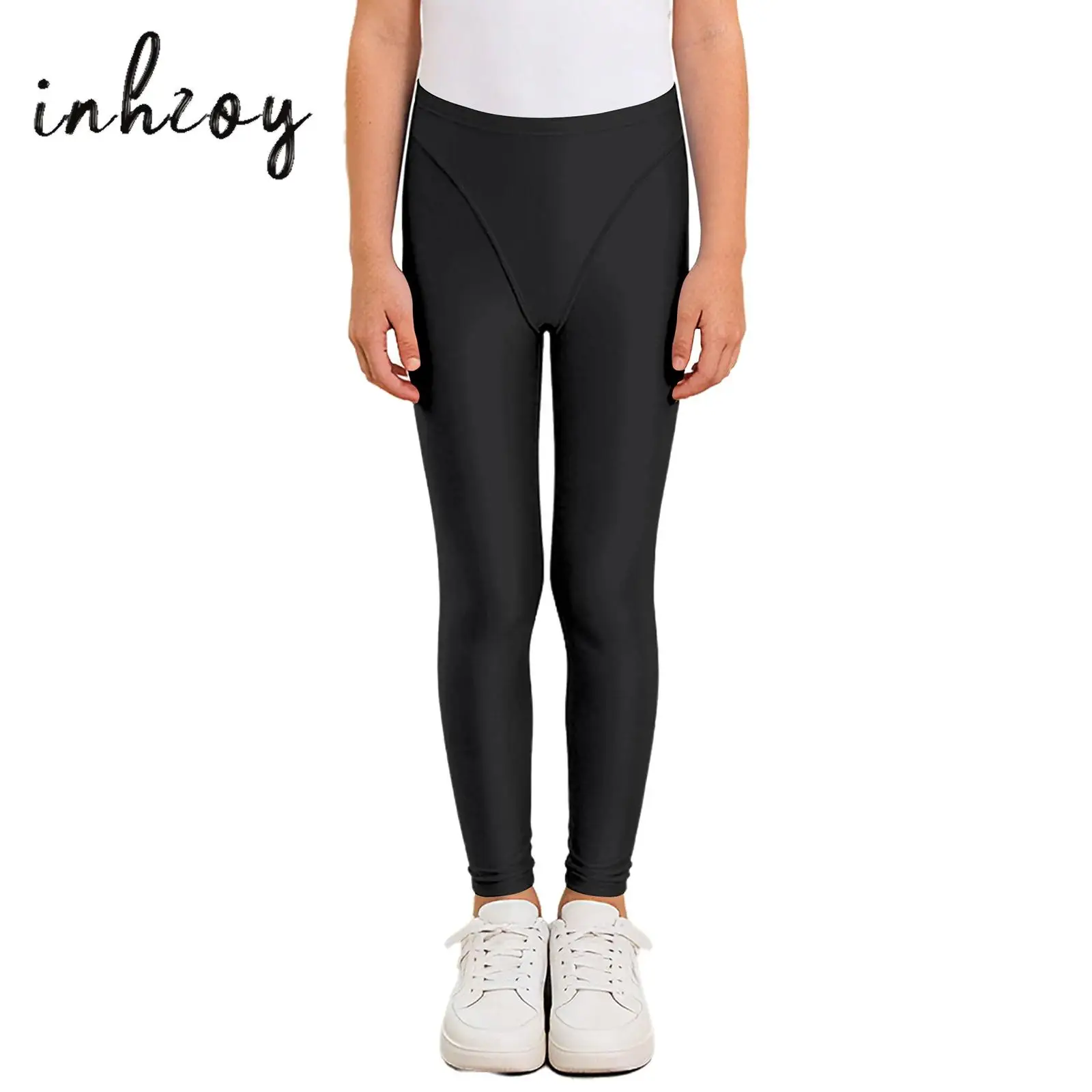 

Boys Girls Cycling Leggings Ballet Dancing Gym Biker Slim Active Sports Solid Skinny Pants 2026 New Dance Practice Costume