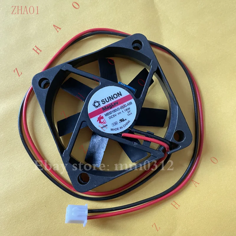 Z   1pcs  for SUNON MB50100V2-000C-A99 5010 5V 1.18W Precision Instrument Fan