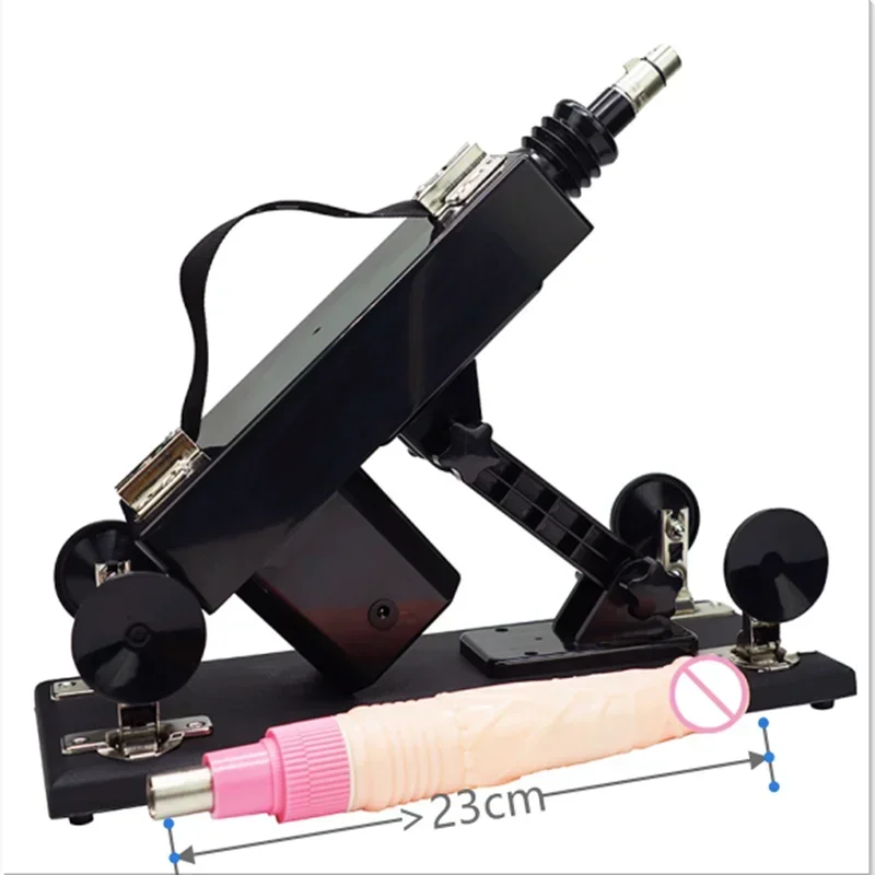 Automatic Sex Machine with Big Dildo Masturbating Pumping Sex Gun Adjustable Speed Sex Toys for Women Men SM