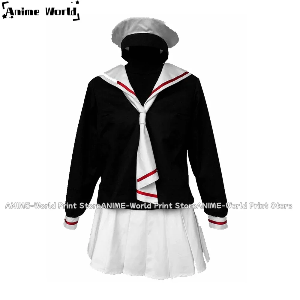

《Custom Size》Unisex Anime Cos KINOMOTO SAKURA Cosplay Costumes Halloween Christmas Party Uniform Sets