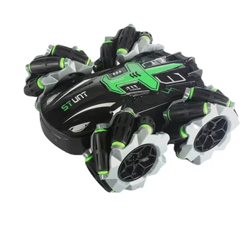 2.4G stunt remote control car double-sided rolling driving drift racing RC car children&#x27;s electric toy boy gift remote control car