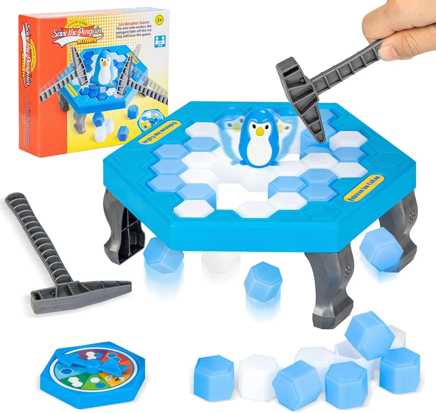

Save Penguin On Ice Game, Trap Break Activate Family Party Puzzle Table Knock Block