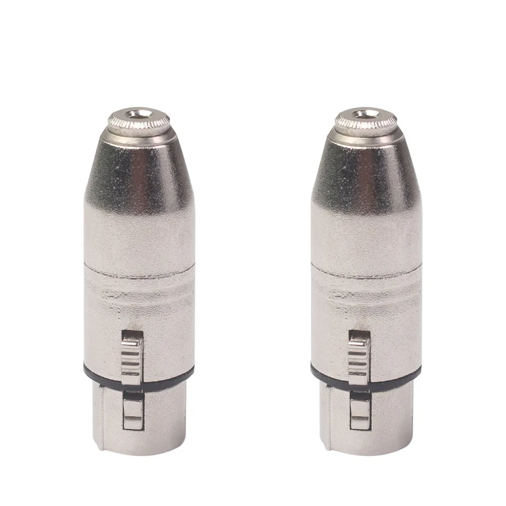 

3.5MM Female Head To Large Three Core Balanced XLR Canon Female Mixing Console Camera Microphone Audio Adapter