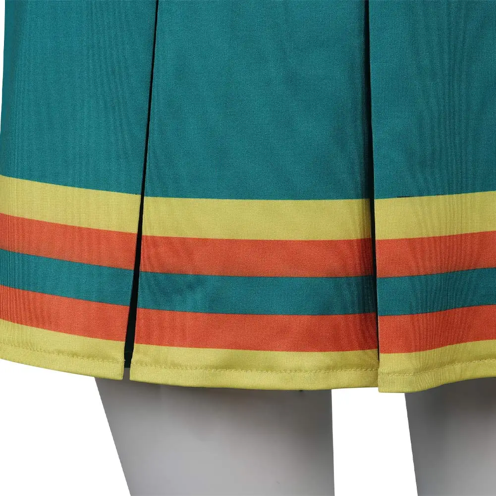 Costume Cosplay du Film Bring It On Everver pour Femme Adulte, Vêtements de Pom-Pom Girl, Robe d'Halloween, Tenues de Carnaval Trempées